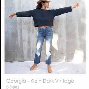 B Sides Georgia-Klein Dark Vintage DESIGNER Jean